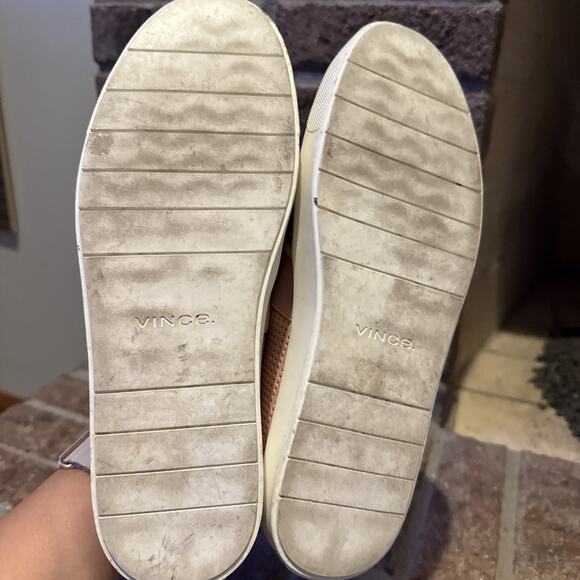 VINCE Blair 5 Perforated Slip-On Sneakers pink women’s size 9M/ 39EU - Picture 6 of 16